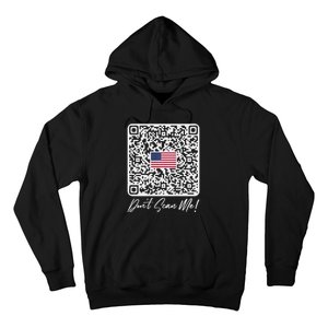 DonT Scan Me Funny Qr President Trump Dance Code Back Hoodie