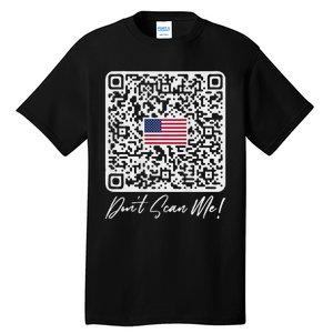 DonT Scan Me Funny Qr President Trump Dance Code Back Tall T-Shirt