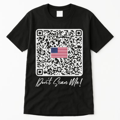 DonT Scan Me Funny Qr President Trump Dance Code Back Tall T-Shirt
