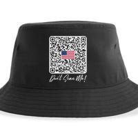 DonT Scan Me Funny Qr President Trump Dance Code Back Sustainable Bucket Hat