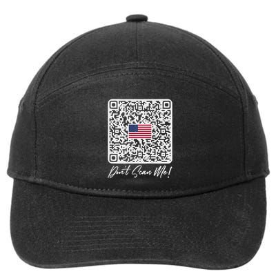 DonT Scan Me Funny Qr President Trump Dance Code Back 7-Panel Snapback Hat