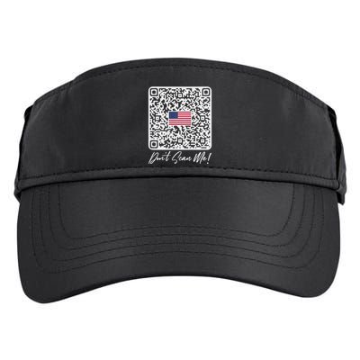 DonT Scan Me Funny Qr President Trump Dance Code Back Adult Drive Performance Visor
