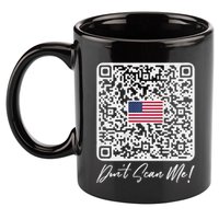 DonT Scan Me Funny Qr President Trump Dance Code Back 11oz C Handle Ceramic Mug