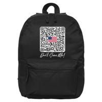 DonT Scan Me Funny Qr President Trump Dance Code Back 16 in Basic Backpack