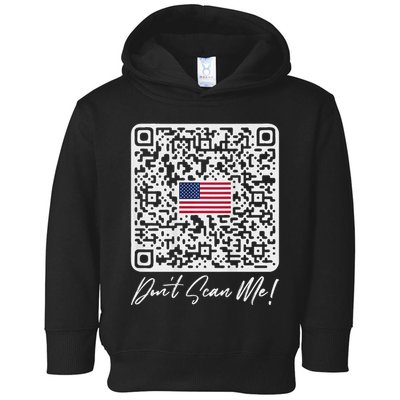 DonT Scan Me Funny Qr President Trump Dance Code Back Toddler Hoodie
