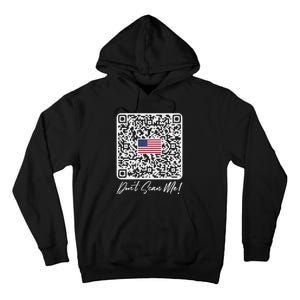 DonT Scan Me Funny Qr President Trump Dance Code Back Tall Hoodie