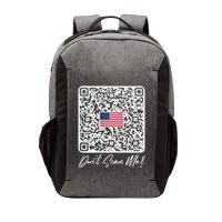 DonT Scan Me Funny Qr President Trump Dance Code Back Vector Backpack