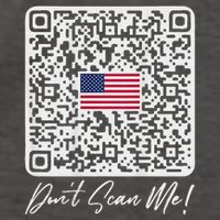DonT Scan Me Funny Qr President Trump Dance Code Back Vector Backpack