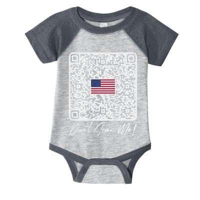 DonT Scan Me Funny Qr President Trump Dance Code Back Infant Baby Jersey Bodysuit