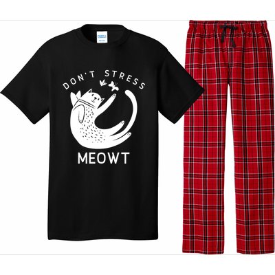 Don’t Stress Meowt Kitty Great Gift Pajama Set