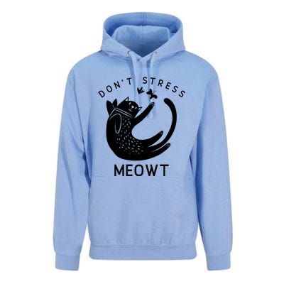 Don’t Stress Meowt Kitty Great Gift Unisex Surf Hoodie