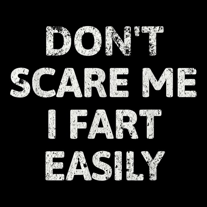 DonT Scare Me I Fart Easily Funny Flatulence Design For Dads Full-Length Apron With Pockets
