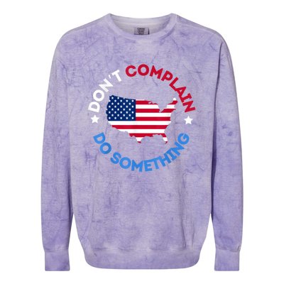 Do Something Michelle Obama DonT Complain Colorblast Crewneck Sweatshirt