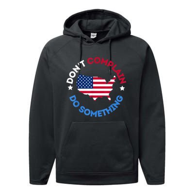 Do Something Michelle Obama DonT Complain Performance Fleece Hoodie