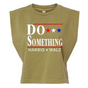 Do Something Michelle Obama Kamala Harris Tim Walz 2024 Garment-Dyed Women's Muscle Tee