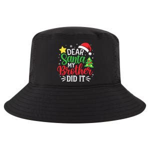 Dear Santa My Brother Did It Xmas Family Ns Cool Comfort Performance Bucket Hat