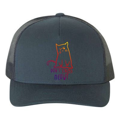 Dont Stress Meowt Funny Cat Humour Kitty Owner Cat Mom Dad Gift Yupoong Adult 5-Panel Trucker Hat