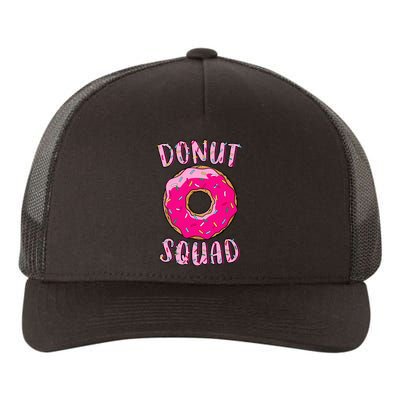 Donut Squad Matching Donut Party Pink Doughnut Sprinkles Yupoong Adult 5-Panel Trucker Hat