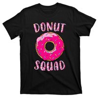 Donut Squad Matching Donut Party Pink Doughnut Sprinkles T-Shirt