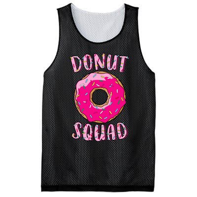 Donut Squad Matching Donut Party Pink Doughnut Sprinkles Mesh Reversible Basketball Jersey Tank