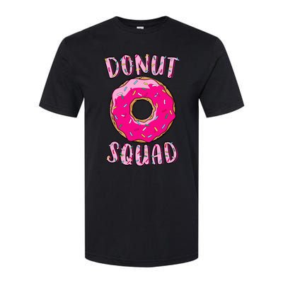 Donut Squad Matching Donut Party Pink Doughnut Sprinkles Softstyle® CVC T-Shirt