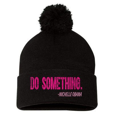 Do Something Michelle Obama Pom Pom 12in Knit Beanie