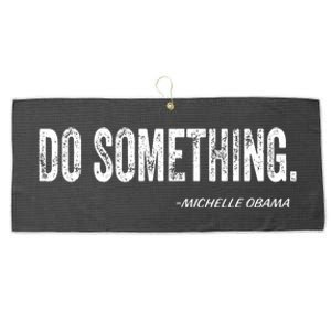 Do Something Michelle Obama Large Microfiber Waffle Golf Towel