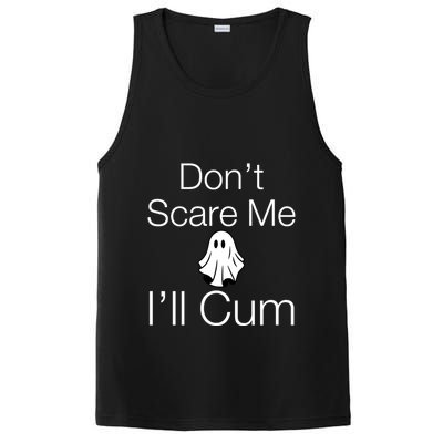 Don’T Scare Me I’Ll Cum Ghost Funny Halloween PosiCharge Competitor Tank