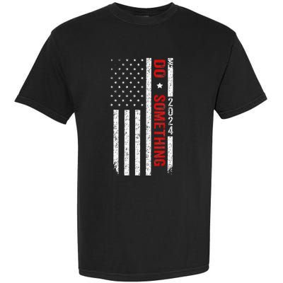 Do Something Michelle Obama Kamala Harris Waltz Us Flag 2024 Garment-Dyed Heavyweight T-Shirt