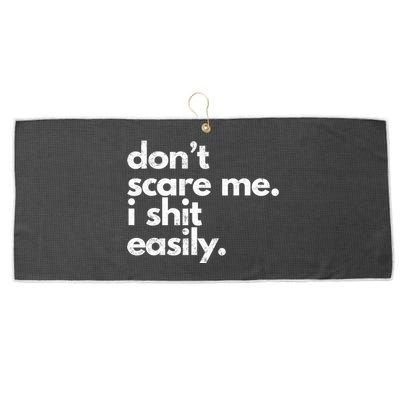 DonT Scare Me I Shit Easily Large Microfiber Waffle Golf Towel