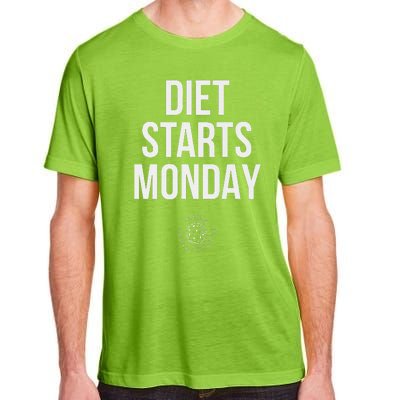 Diet Starts Monday Adult ChromaSoft Performance T-Shirt