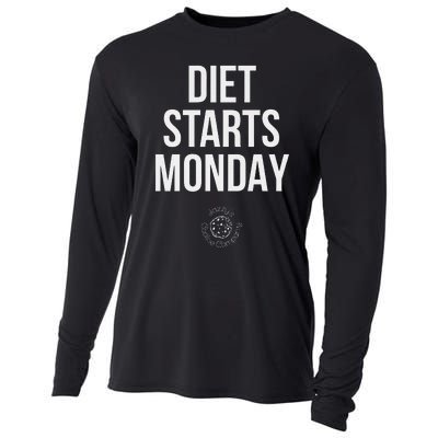 Diet Starts Monday Cooling Performance Long Sleeve Crew