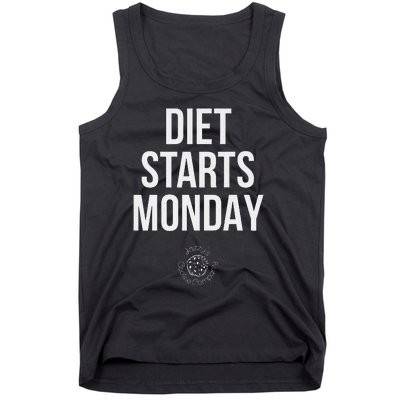 Diet Starts Monday Tank Top