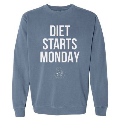 Diet Starts Monday Garment-Dyed Sweatshirt