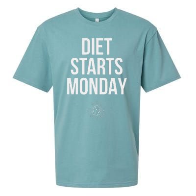 Diet Starts Monday Sueded Cloud Jersey T-Shirt