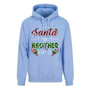 Dear Santa My Brother Did It Funny Christmas Pajama Gift Unisex Surf Hoodie