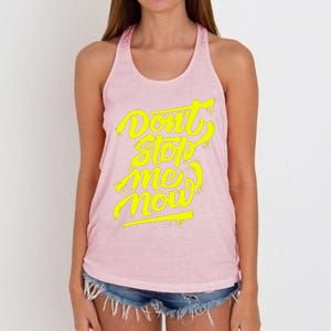 DonT Stop Me Now Women's Knotted Racerback Tank