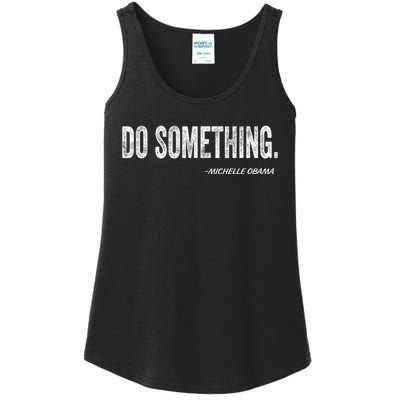 Do Something Michelle Obama Ladies Essential Tank