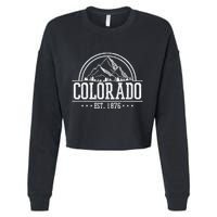 Dark Sic Mundus Creatus Est Eine Reise Durch Die Zeit Cropped Pullover Crew