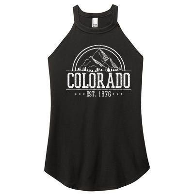 Dark Sic Mundus Creatus Est Eine Reise Durch Die Zeit Women’s Perfect Tri Rocker Tank