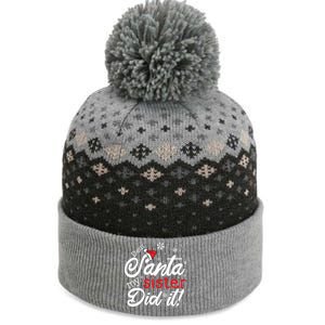 Dear Santa My Sister Did It Christmas Gift The Baniff Cuffed Pom Beanie