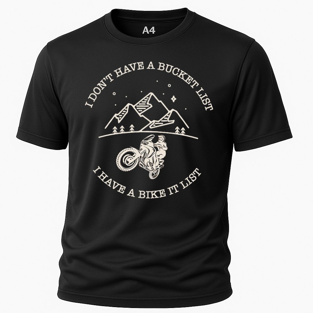 Dual Sport Motorcycle Adventure Rider Moto Cooling Performance Crew T-Shirt