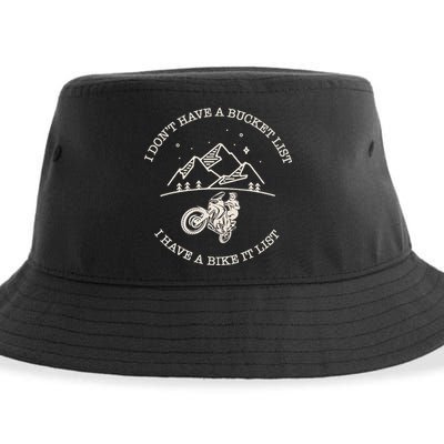 Dual Sport Motorcycle Adventure Rider Moto Sustainable Bucket Hat
