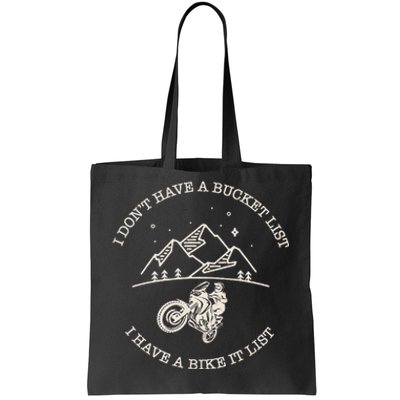 Dual Sport Motorcycle Adventure Rider Moto Tote Bag