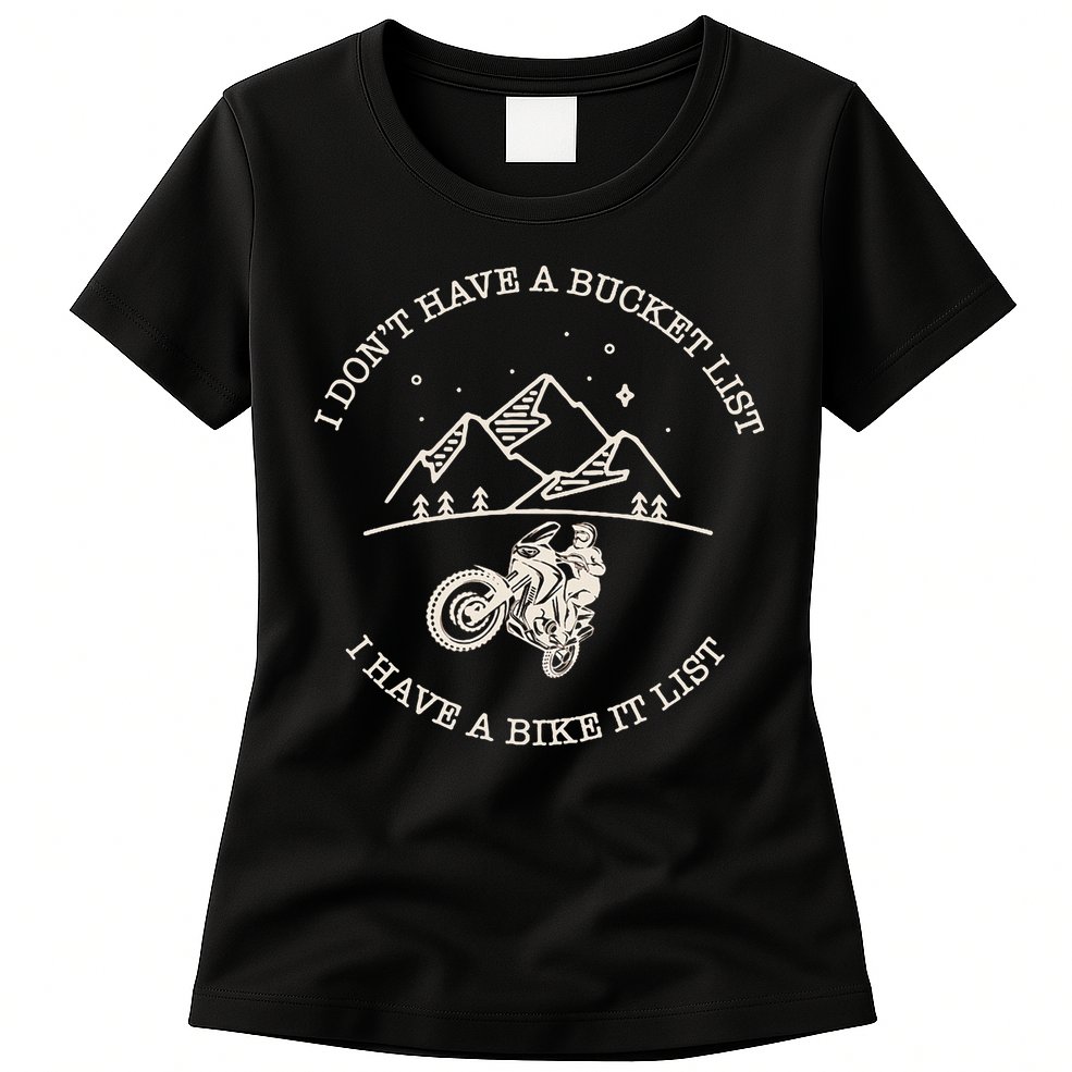 Dual Sport Motorcycle Adventure Rider Moto Womens T-Shirt