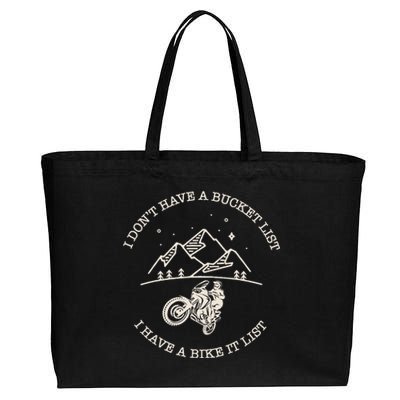 Dual Sport Motorcycle Adventure Rider Moto Cotton Canvas Jumbo Tote