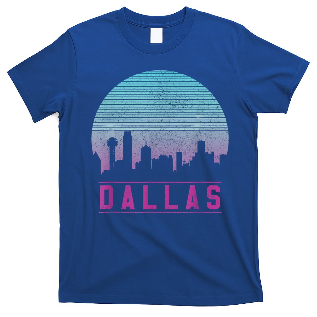 Dallas Skyline Meaningful Gift Vintage Retro Texas Gift Meaningful Gift T-Shirt