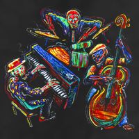 Dancing Skeleton Music Band Cool Comfort Performance Bucket Hat