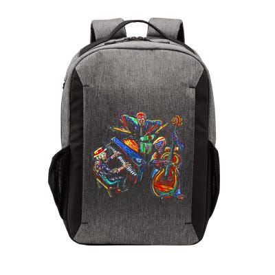 Dancing Skeleton Music Band Vector Backpack
