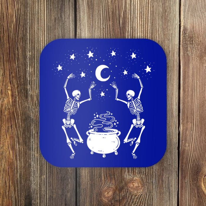 Dancing Skeletons Mystical Halloween Cool Gift Coaster